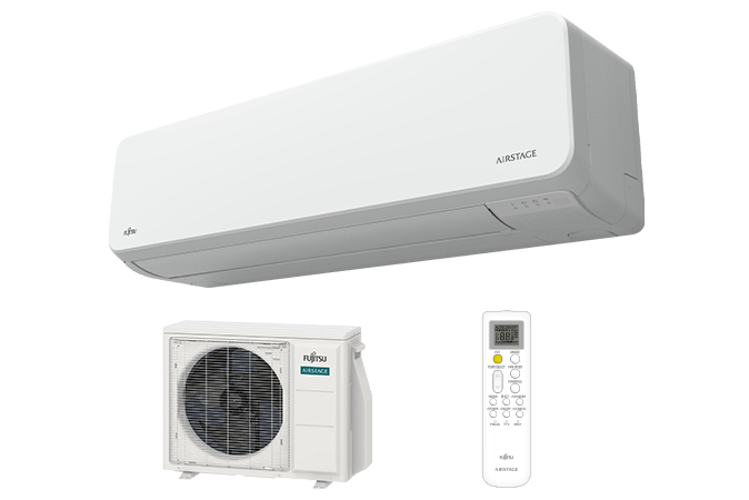 Fujitsu KM Sērija ASYG09KMCEN Nordic sienas siltumsūknis 3.2 kW